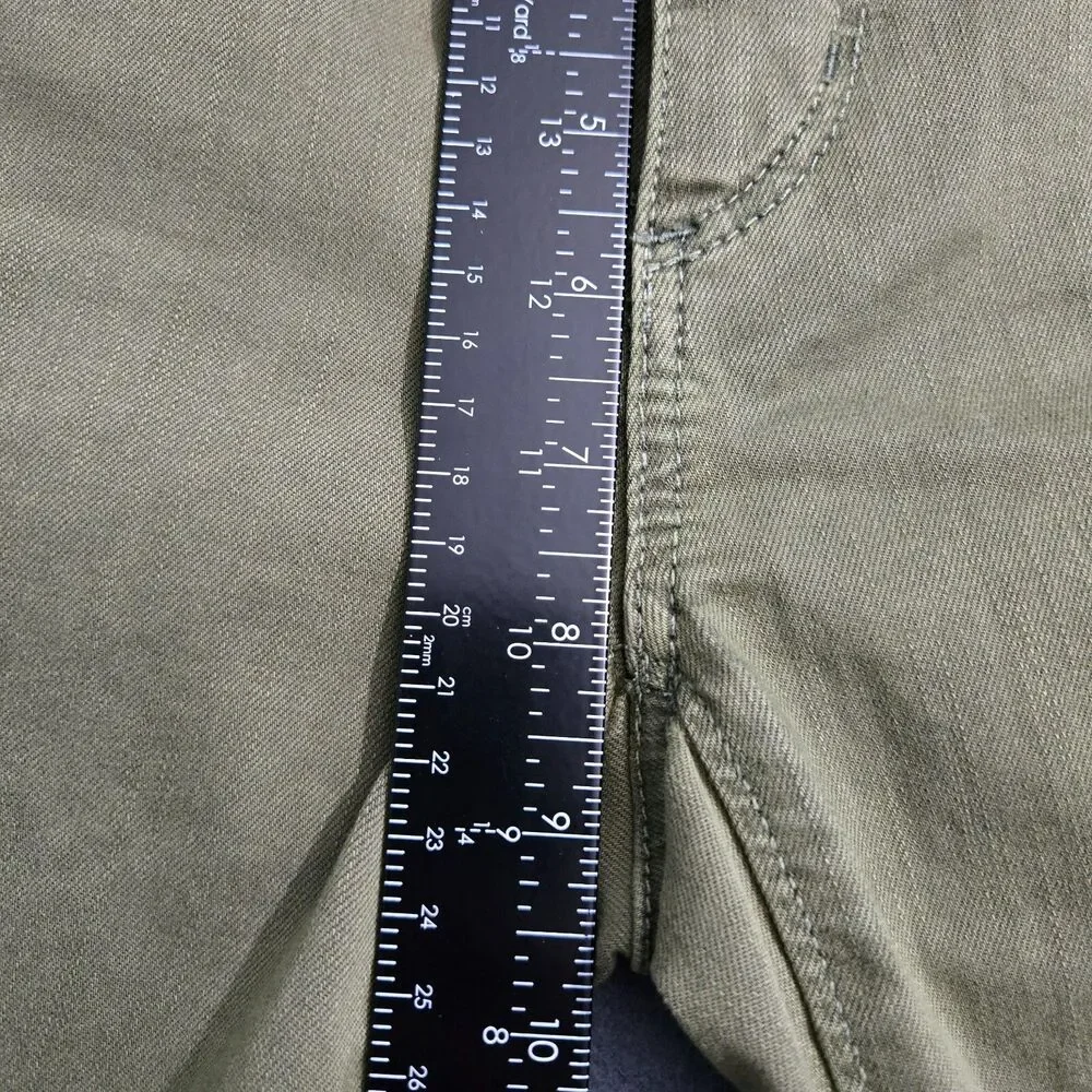 LOFT Women 26/2 Green Low Rise Modern Skinny Crop Raw Hem Jeans - Picture 14 of 16